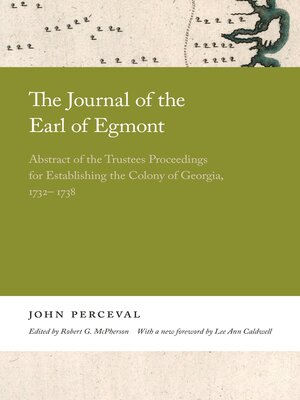 cover image of The Journal of the Earl of Egmont